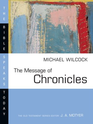 cover image of The Message of Chronicles